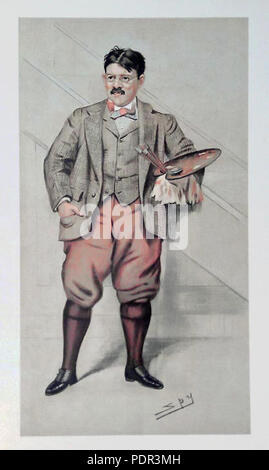 2 Edwin Austin Abbey Vanity Fair 29 Dicembre 1898 Foto Stock