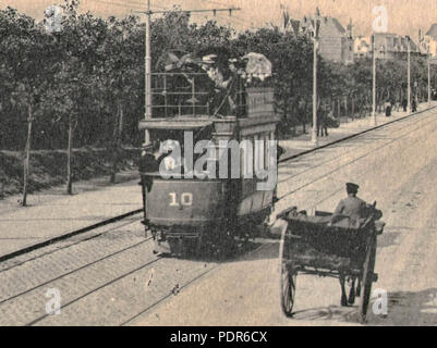 211 LL 97 - DUNKERQUE - Avenue des Bains de Mer (détail) Foto Stock