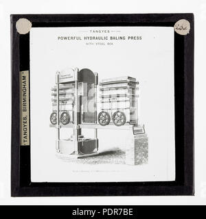 77 lantern slide - Tangyes Ltd, Pressa imballatrice, circa 1910 (2) Foto Stock