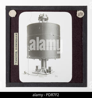 77 lantern slide - Tangyes Ltd, accumulatore idraulico, circa 1910 Foto Stock