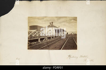 124 Stazione ferroviaria a Penrith, 1875-1895 (8286024873) Foto Stock