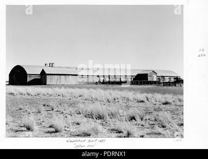 118 Queensland Archivi di Stato 5029 Woolshed costruito nel 1887 Afton Downs 1952 Foto Stock