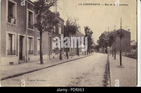 100 Cholet - LA COURNEUVE - Rue de la Convention Foto Stock