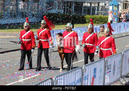 Forze armate giorno Llandudno 2018 Foto Stock