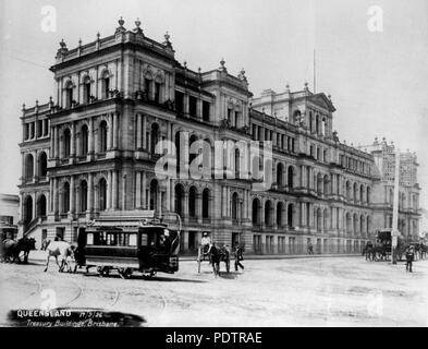 201 StateLibQld 1 104772 edificio del tesoro, Brisbane, 1896 Foto Stock