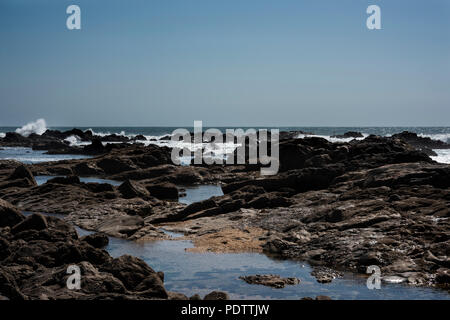 Praia ds Luz, Foz, Porto, Portogallo Foto Stock