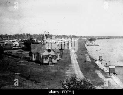 217 StateLibQld 1 130283 Sandgate chiesa battista, ca. 1890 Foto Stock
