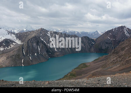 Ala Kul Lago in Kirghizistan Foto Stock