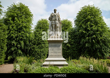 Secondo marchese di westminster statua in Grosvenor Park chester cheshire england regno unito Foto Stock