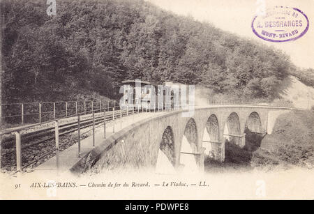 211 LL 91 - AIX-LES-BAINS - Chemin de fer du Revard - Le Viaduc Foto Stock