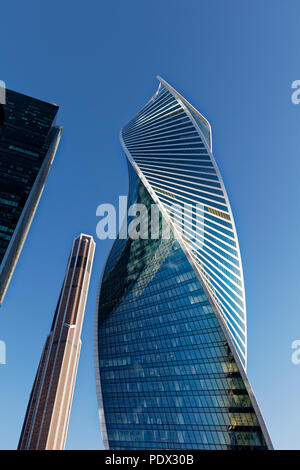 Evoluzione da torre a Moscow International Business Center (MIBC), noto anche come "Città di Mosca". Mosca, Russia. Foto Stock