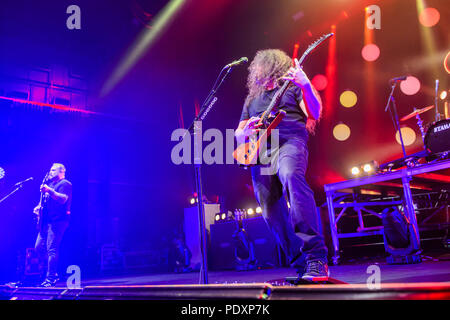 Las Vegas, NV, Stati Uniti d'America. 10 Ago, 2018. ***La copertura della casa*** Coheed e Cambria in corrispondenza del giunto al Hard Rock Hotel & Casino in Las Vegas NV il 10 agosto 2018. Credito: PIL foto/media/punzone Alamy Live News Foto Stock