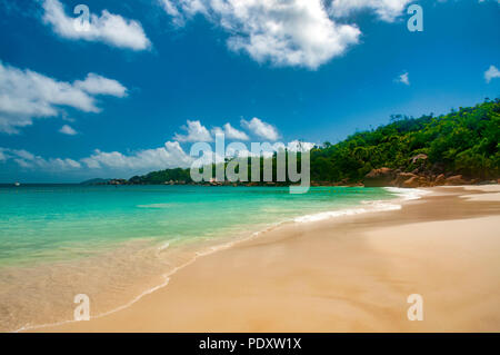 Anse Lazio, Praslin, Seicelle Foto Stock
