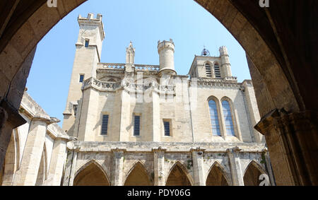 Saint Nazaire Cathedral, Beziers, Languedoc Roussillon,Hérault, Francia, Europa Foto Stock