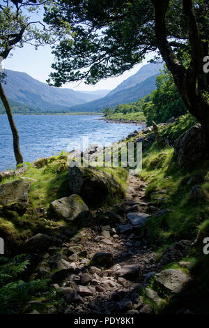 La bellissima, ma Ennerdale remota valle a nord ovest del Lake District inglese Foto Stock