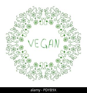 Mano-abbozzato elementi tipografici su sfondo bianco Illustrazione Vettoriale