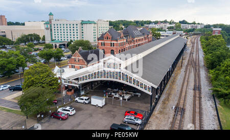 Stazione Union Train Shed, Montgomery, Alabama Foto Stock