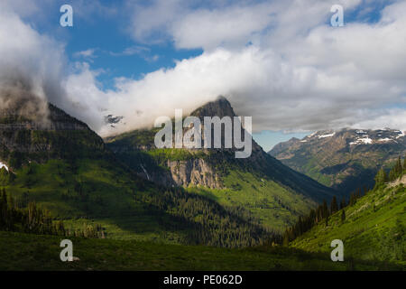 Il Parco Nazionale di Glacier Montana USA Foto Stock