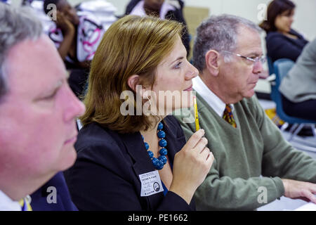 Miami Florida,Liberty City,William Turner Technical Arts High School,Annual business,Plan Competition,presentazione,studenti istruzione studente yo Foto Stock