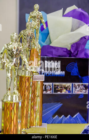 Miami Florida,Liberty City,William Turner Technical Arts High School,Annual business,Plan Competition,presentazione,studente studente insegnante,teac Foto Stock