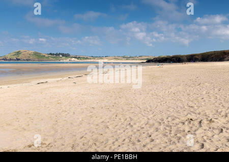Cove Harbour, camel estuary, Padstow, Cornwall Foto Stock