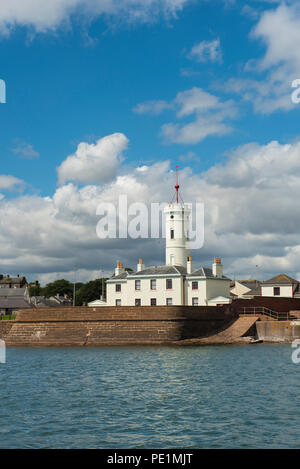 Il segnale Tower Museum di Arbroath, nell'Angus, Scozia. Foto Stock