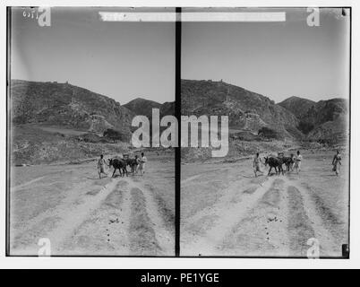 Antiochia (Antakiyeh) e dintorni. Mt. Silpius che mostra la parete della città Foto Stock