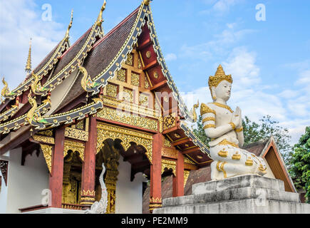 Wat Chang Taem, Chiang Mai, Thailandia Foto Stock