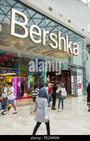Bershka negozio di moda, Westfield Shopping Centre, Ariel Way, Città Bianca, London, W12, Regno Unito Foto Stock