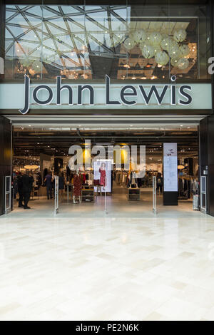 John Lewis department store, Ariel Way, Città Bianca, London, W12, Regno Unito Foto Stock