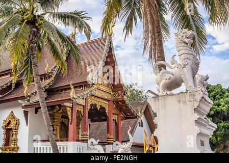 Wat Chang Taem, Chiang Mai, Thailandia Foto Stock