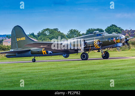 Aeromobili Boeing B-17 Flying Fortress Duxford REGNO UNITO Foto Stock