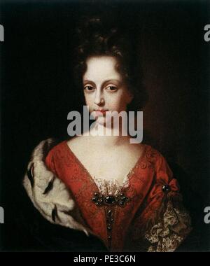 Anton Domenico Gabbiani - Ritratto di Anna Maria Luisa de' Medici come una giovane donna - Foto Stock