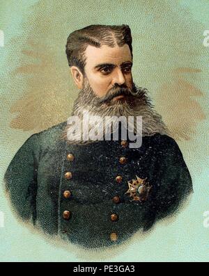 Antonio Dorregaray (Segunda parte de la Guerra Civile. Anales desde 1843 hasta el fallecimiento de don Alfonso XII) (ritagliate). Foto Stock