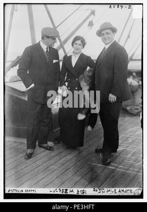 Antonio Scotti, Lucrezia Bori, Pasquale Amato Foto Stock