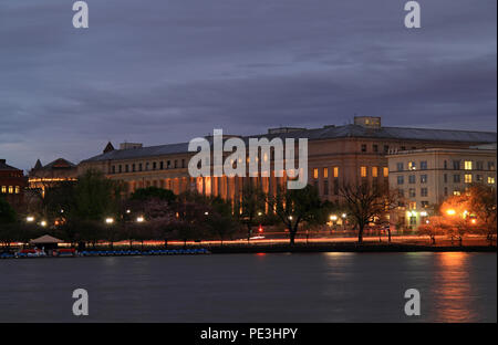 Ufficio di presidenza di incisione e stampa di edificio in Washington, D.C. Foto Stock