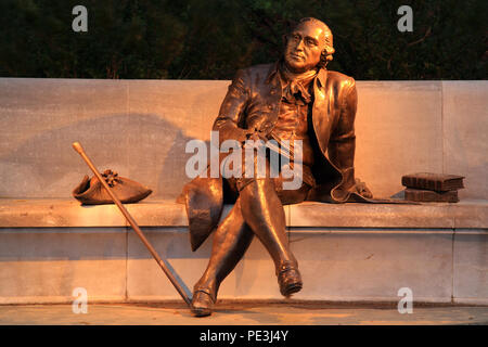 La George Mason Memorial a Washington D.C. onora il padre fondatore George Mason, chi è stato autore del notevole Virginia Dichiarazione dei diritti Foto Stock