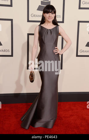 Lena Hall presso il 57th Annual Grammy Awards al Staples Center di Los Angeles. Febbraio 8, 2015.Lena Hall evento nella vita di Hollywood - California, tappeto rosso Evento, STATI UNITI D'AMERICA, industria cinematografica, celebrità, fotografia, Bestof, arte cultura e intrattenimento, Topix celebrità moda, migliori della vita di Hollywood, evento nella vita di Hollywood - California, moquette rossa e dietro le quinte, movie celebrità, personaggi televisivi, musica celebrità, Topix, Bestof, arte cultura e intrattenimento, verticale, una persona, la fotografia di moda, a piena lunghezza e 2015 Indagine tsuni@Gamma-USA.com , Tsuni Credito / STATI UNITI D'AMERICA, Foto Stock