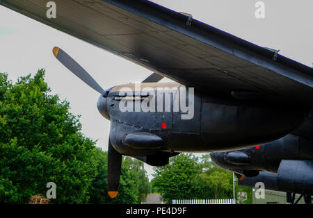 "Appena Jane' Avro Lancaster - SECONDA GUERRA MONDIALE 2 British bombardieri pesanti e uno solo di 3 aeromobili in esecuzione Foto Stock