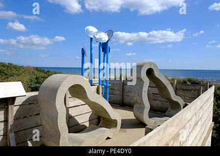 Anderby Creek Bar Cloud, attrazione turistica in Lincolnshire Foto Stock