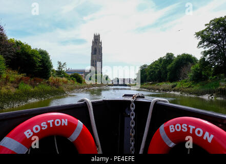 Boston moncone. britannico della torre campanaria più alta, Lincolnshire, Inghilterra Foto Stock