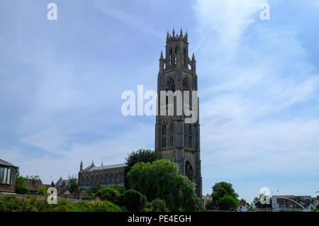 Boston moncone. britannico della torre campanaria più alta, Lincolnshire, Inghilterra Foto Stock