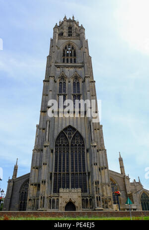 Boston moncone. britannico della torre campanaria più alta, Lincolnshire, Inghilterra Foto Stock