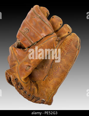 Un vintage anni cinquanta modello di Hutch 40L Richie Ashburn firmato Guanto baseball Foto Stock