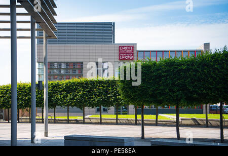 Una vista generale della Hadyn Ellis edificio all Università di Cardiff, Galles, UK. Foto Stock