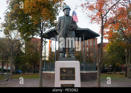 Lou Costello memorial Paterson NJ Foto Stock