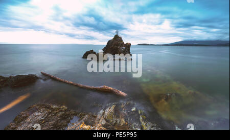 Le splendide vedute di Bowen Island BC Canada nel Pacifico nord-ovest paesaggi. Foto Stock