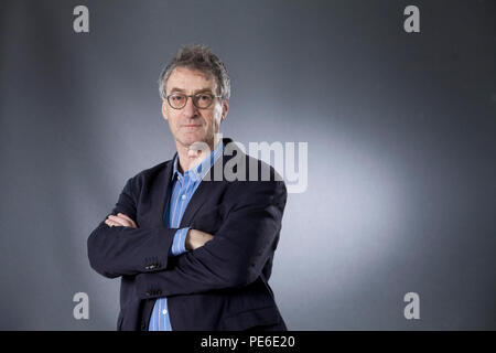 Edinburgh, Regno Unito. 13 Agosto, 2018. Ian nero, il giornalista britannico e autore concentrandosi su questioni di politica internazionale. Egli è il Medio Oriente redattore presso il quotidiano The Guardian. Nella foto al Edinburgh International Book Festival. Edimburgo, Scozia. Foto di Gary Doak / Alamy Live News Foto Stock