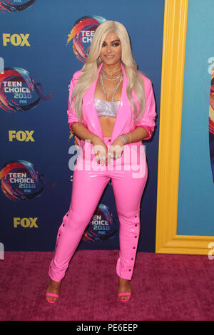Inglewood, ca. 12 Ago, 2018. Bebe Rexha, a FOX Teen Choice Awards 2018 presso il Forum di Inglewood. La California il 12 agosto 2018. Credito: Faye Sadou/media/punzone Alamy Live News Foto Stock