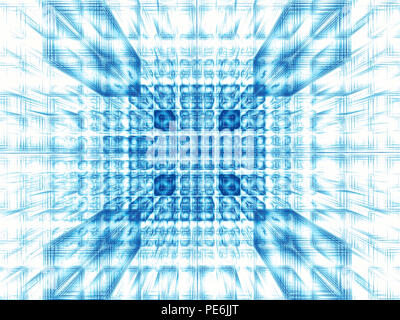 Abstract fractal ben o tunnel - generati digitalmente immagine Foto Stock